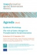 Agenda (final) : synthesis workshop : the role of Game-changers in Transformative Social Innovation